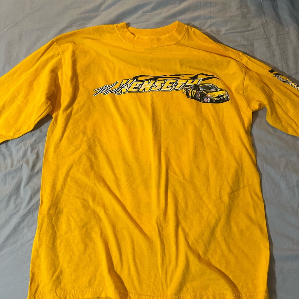 Yellow Racing Graphic T-Shirt